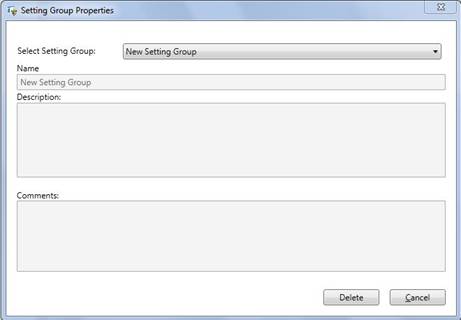 Description: C:\Users\johnc\Documents\Baselines 2.0\SCM 2.0 Help\SCM 2 Help development files\Screen shots\Delete_setting_group_dialog_box.JPG