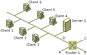 Example of Topology and Client Network Discovery